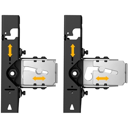 Chief 1x4 LED Wall Mount - For LG LAS Fine-pitch and Leyard TVF Series - Black - Thumbnail 2