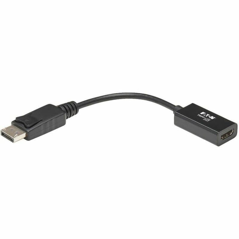 Tripp Lite by Eaton DisplayPort to HDMI Active Adapter (M/F) Latching Connector 4K 60 Hz DP1.2 HDCP 2.2,Black 6 in. - Thumbnail 5