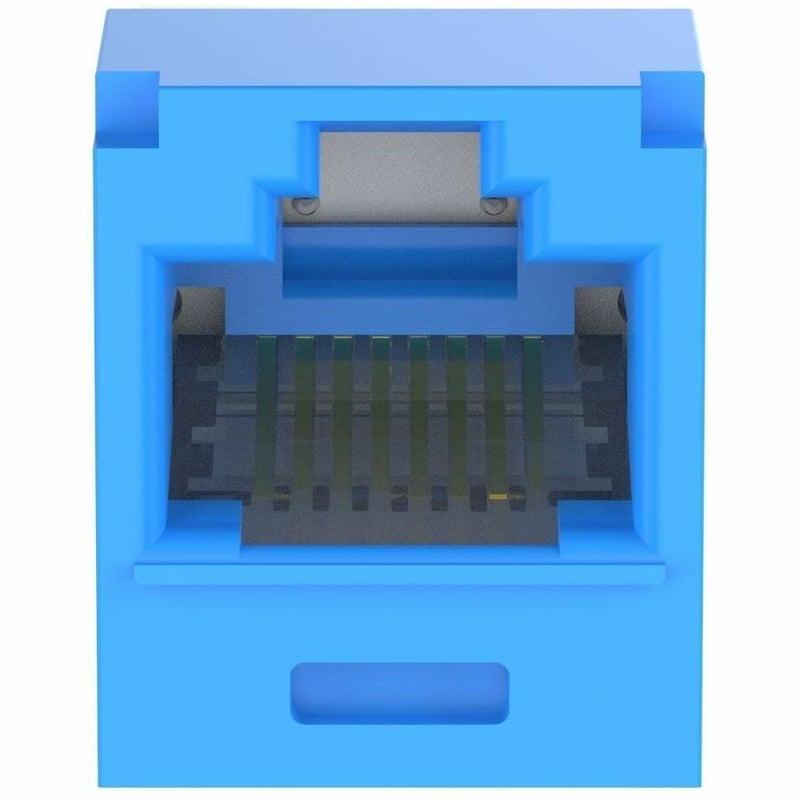 Panduit Mini-Com UTP RJ45 Cat 6A TG Jack Module Corrosion Resistant, Blue - Thumbnail 2