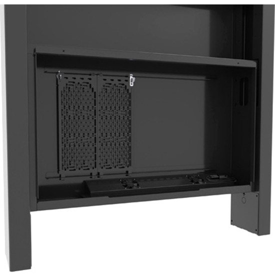 Chief Impact 55 Inch Outdoor Kiosk - Portrait Orientation - Samsung OHF/A Series - Black - Thumbnail 2