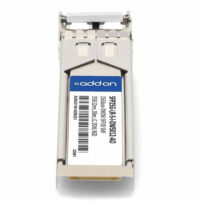 AddOn Cisco® SFP25G-LR-S-I-DW5012 Compatible TAA 25GBase-DWDM 100GHz SFP28 Transceiver (SMF, 1550.12nm, 10km, LC, DOM, -40 to 85C) - Thumbnail 4