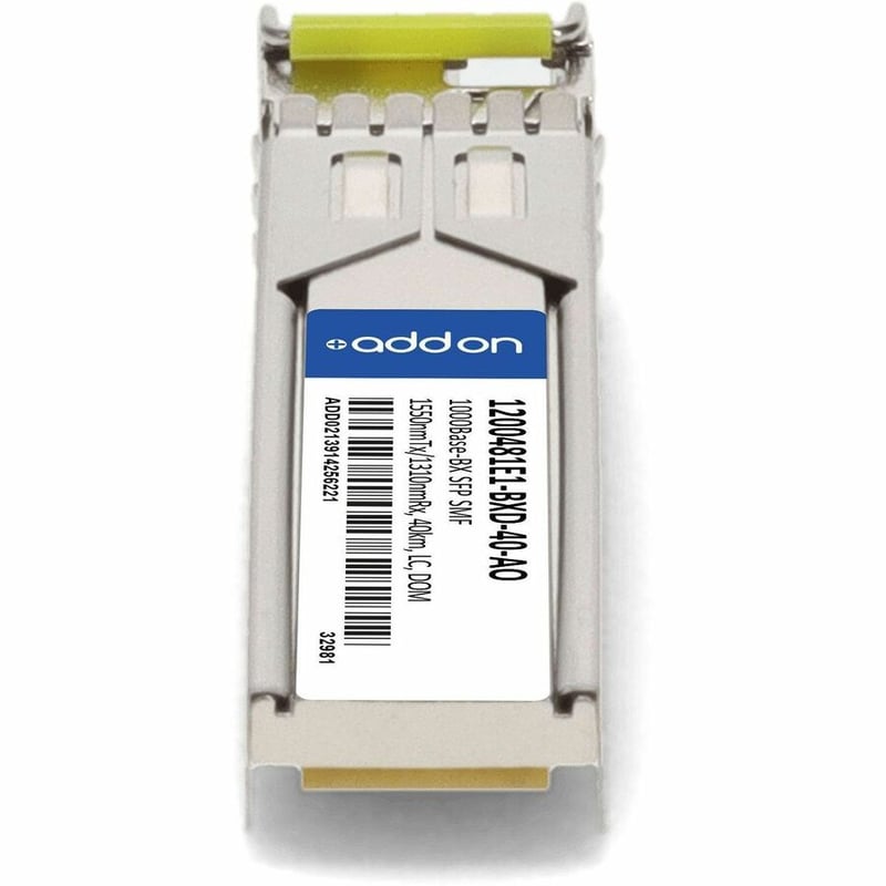 AddOn ADTRAN® 1200481E1-BXD-40 Compatible TAA 1000Base-BX SFP Transceiver (SMF, 1550nmTx/1310nmRx, 40km, LC, DOM) - Thumbnail 4