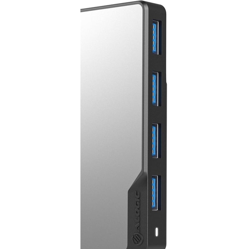 ALOGIC USB-A Fusion SWIFT 4-in-1 Hub -Space Grey - Thumbnail 3