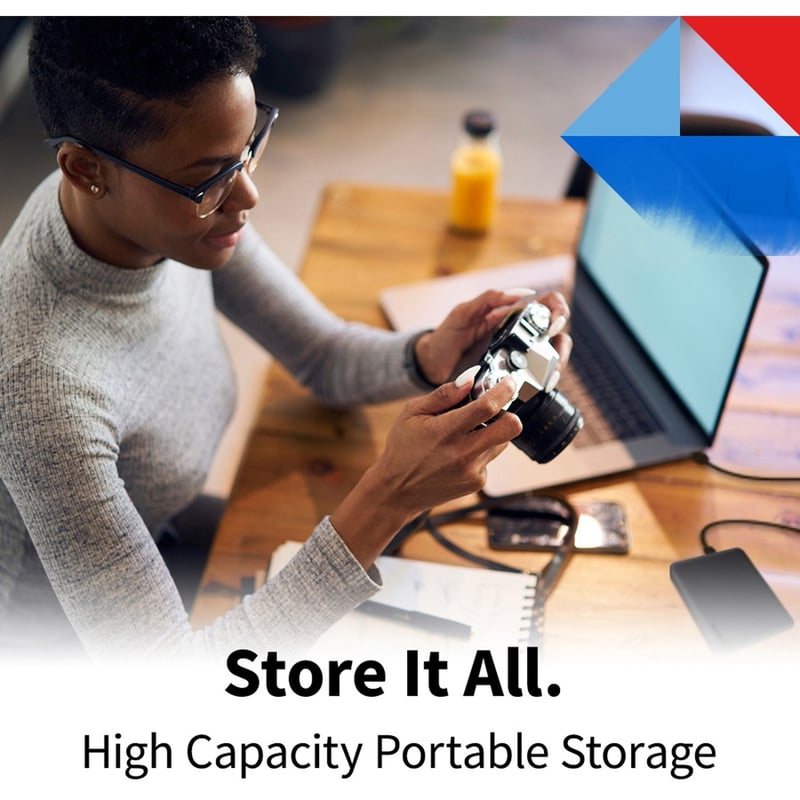 Toshiba Canvio Advance HDTCA40XR3CA 4 TB Portable Hard Drive - External - Red - Thumbnail 5