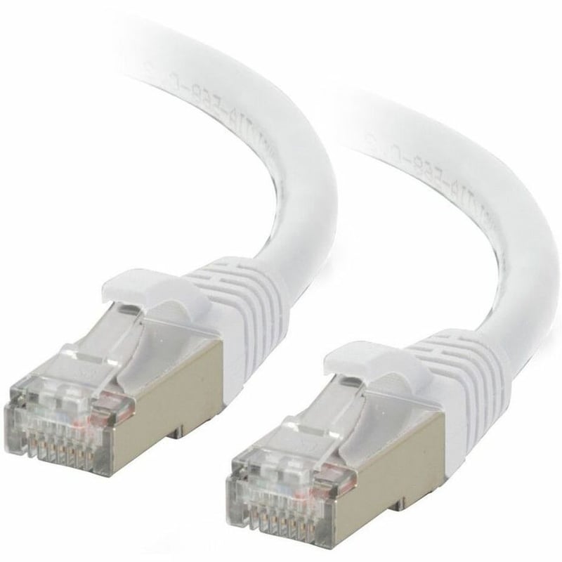 10FT/3M CAT6A SNAGLESS STP CABLE-WHT - Thumbnail 1