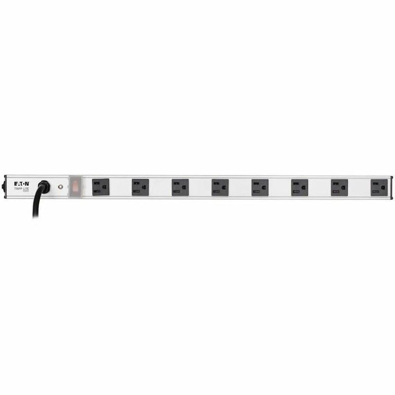 Tripp Lite by Eaton 8-Outlet Vertical Power Strip 120V 15A 15 ft. (4.57 m) Cord 5-15P 24 in. - Thumbnail 2