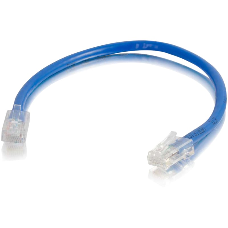 6IN CAT6 NONBOOTED UTP CABLE-BLU - Thumbnail 2