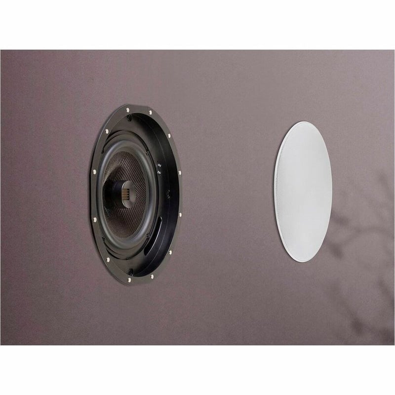 MONOPRICE AMBER CEILING SPEAKERS 8-INCH 2-WAY CARBON FIBER WITH RIBBON TWEETER ( - Thumbnail 2