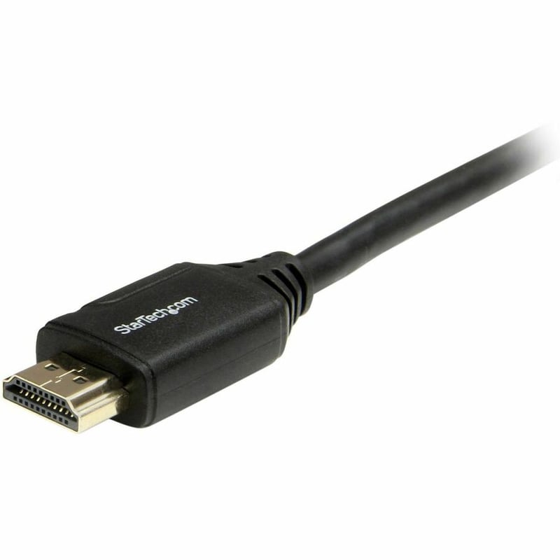 StarTech.com 6ft (2m) Premium Certified HDMI 2.0 Cable with Ethernet, High Speed Ultra HD 4K 60Hz HDMI Cable HDR10, UHD HDMI Monitor Cord - Thumbnail 2