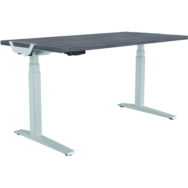 Fellowes High Pressure Laminate Desktop Gray Ash - 72"x30" - Thumbnail 3