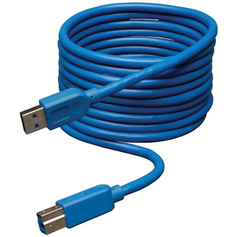 Eaton Tripp Lite Series USB 3.2 Gen 1 SuperSpeed Device Cable (A to B M/M), 10 ft. (3.05 m) - Thumbnail 2