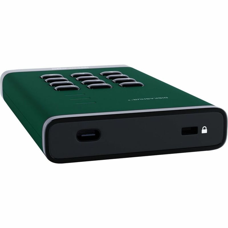 iStorage diskAshur3 512 GB Portable Solid State Drive | Green | Incorporated Common Criteria EAL 5+ | PIN protected | AES 256-bit Full Disk Hardware Encryption | Dust/Water Resistant | TAA Compliant - Thumbnail 5