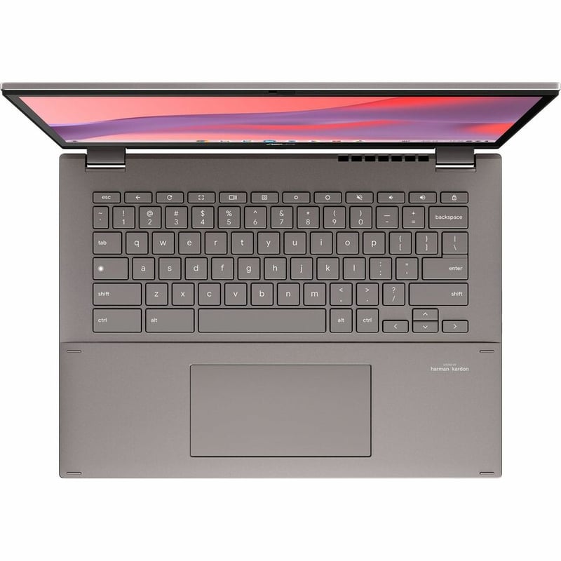 Asus Chromebook Vibe CX34 Flip CX3401 CX3401FBA-YZ762T-S 14" Touchscreen Convertible Chromebook - WUXGA - 1920 x 1200 - Intel Core i7 12th Gen i7-1255U Deca-core (10 Core) 1.70 GHz - 16 GB Total RAM - 16 GB On-board Memory - 512 - Thumbnail 4