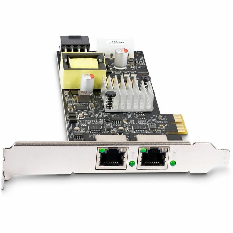 2-PORT 2.5GBPS NETWORK CARD - PCIE 802.3AF/AT POE+ ETHERNET NIC - Thumbnail 3