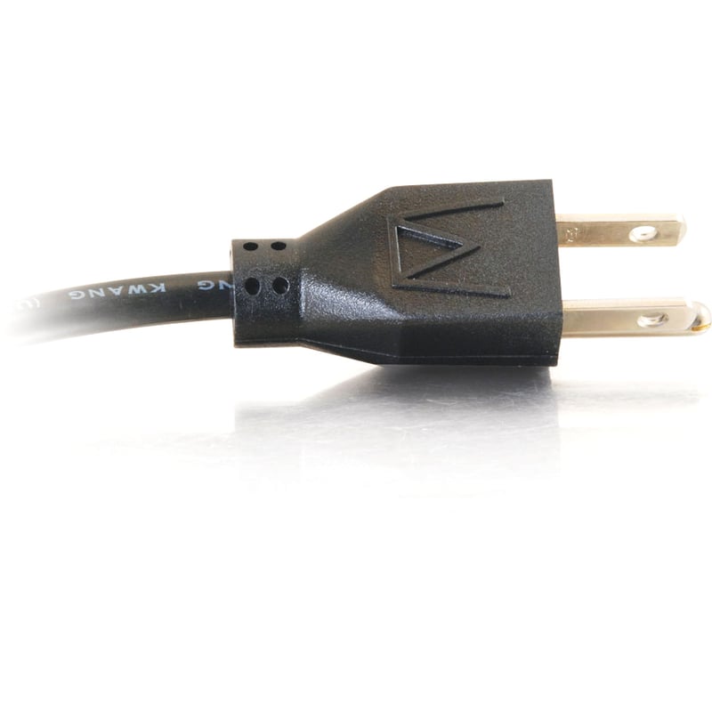 C2G 15ft Power Extension Cord - 18 AWG - NEMA 5-15P to NEMA 5-15R - Thumbnail 2