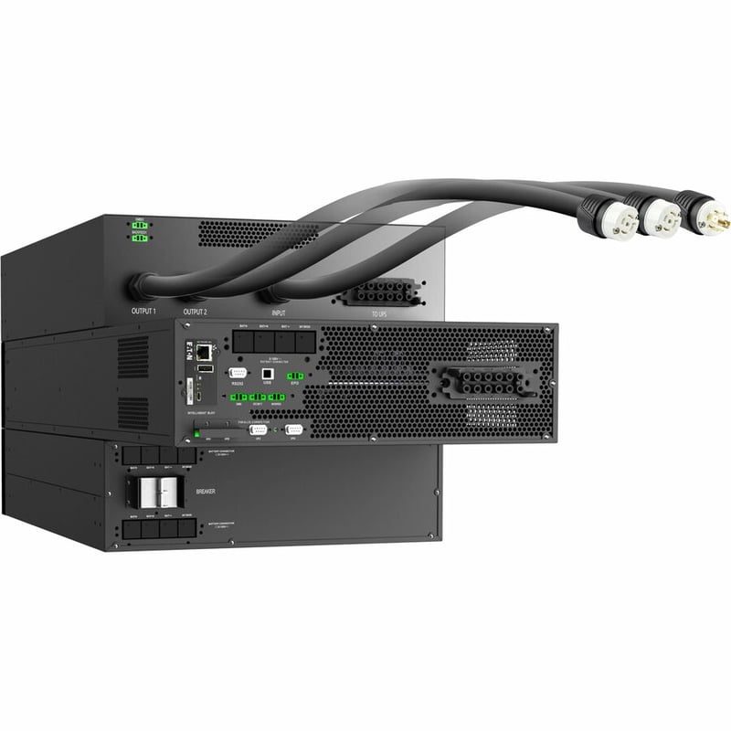 Eaton Two 20kW Power Module, Parallelimg 20kW MBP, Four EBMs, Mounting Rails and INDGW-M2 card - Thumbnail 3