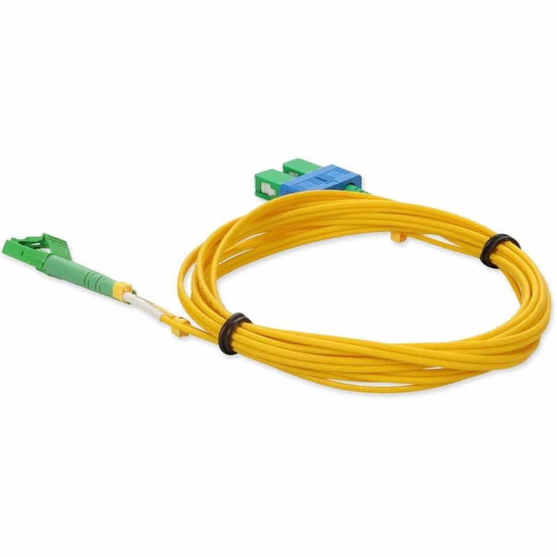 AddOn 3m ALC to ASC Yellow OS2 Duplex OFNR (Riser-Rated) SMF Fiber Patch Cable - Thumbnail 3