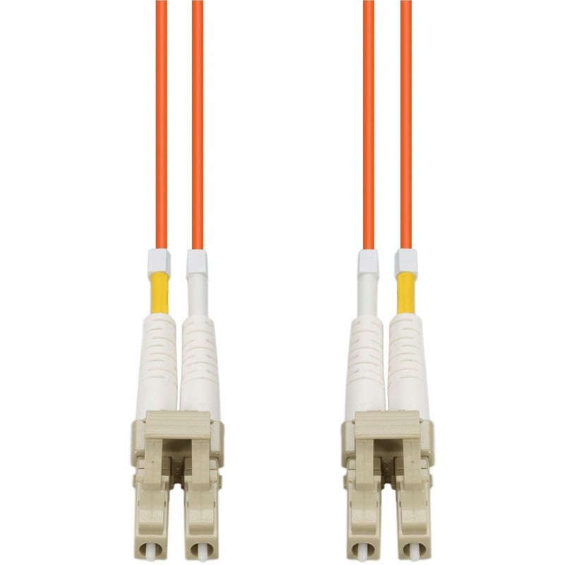 AddOn 30m LC to LC Orange OM4 Duplex OFNR (Riser-Rated) Fiber Patch Cable - Thumbnail 1