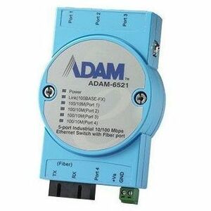 5-PORT SWITCH W/1 MULTI-MODE FIBER-OPTIC