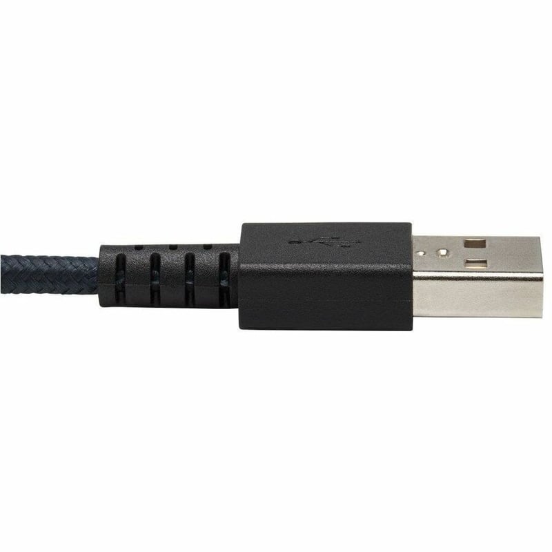 Tripp Lite by Eaton Heavy-Duty USB-A to USB-C Cable USB 2.0 UHMWPE and Aramid Fibers (M/M) Gray 6 ft. (1.83 m) - Thumbnail 5