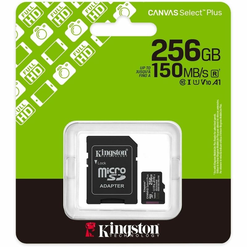 LA 256GB MICROSDXC CANVAS SELECT PLUS GEN3 150MB/S A1 CARD + - Thumbnail 3