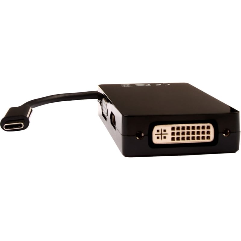V7 USB-C Male to VGA Female, DVI Female, HDMI 1.4 Female HDMI: 9Gbps 4K UHD - Thumbnail 3