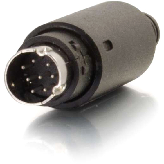 C2G 8-pin Mini Din Male Connector - Black - Thumbnail 4