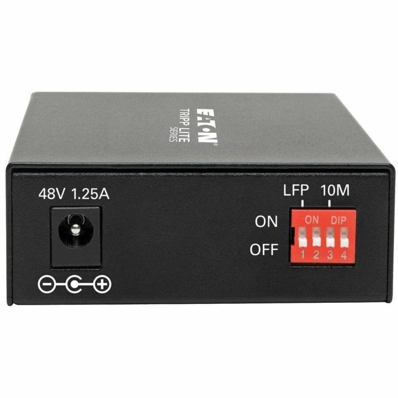 Tripp Lite by Eaton Gigabit Multimode Fiber to Ethernet Media Converter POE+ - 10/100/1000 SC 850 nm 550M (1804.46 ft.) - Thumbnail 2