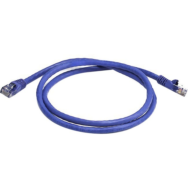 CAT6 24AWG UTP ETHERNET NETWORK PATCH CABLE, 3FT PURPLE - Thumbnail 1