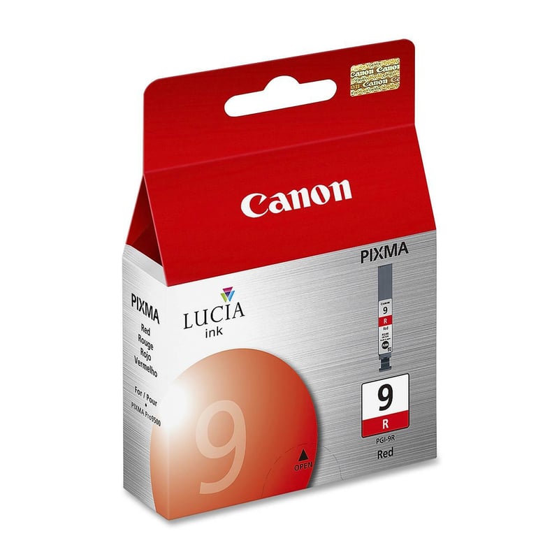 Canon PGI-9R Original Ink Cartridge - Thumbnail 1
