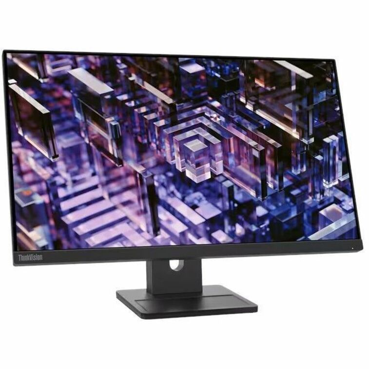 Lenovo ThinkVision E24q-30 24" Class WQHD LED Monitor - 16:9 - Raven Black - Thumbnail 2