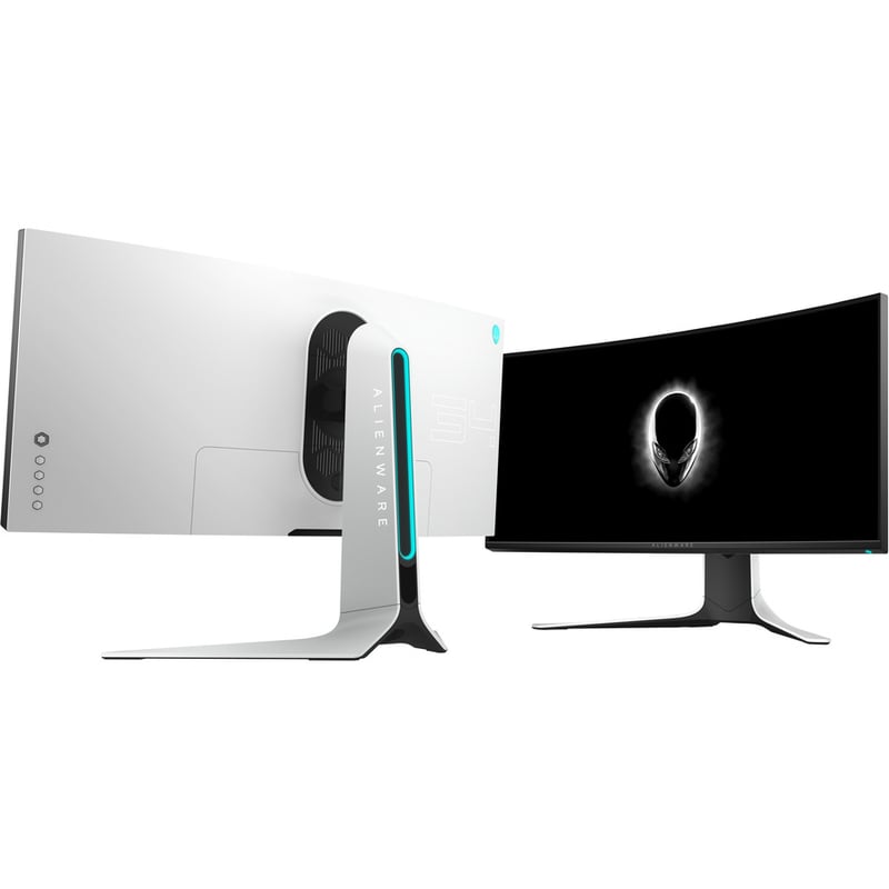 Alienware AW3420DW 34" Class WQHD Curved Screen Gaming LCD Monitor - 21:9 - Black/Silver - Thumbnail 3
