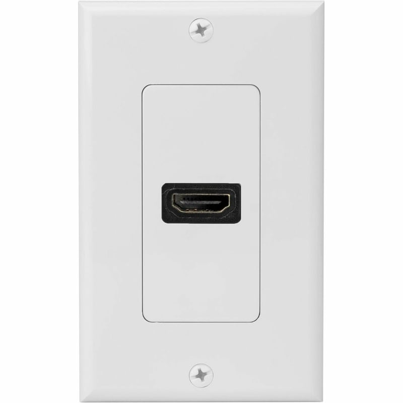 4XEM Single Outlet Female High Speed HDMI Wall Plate with 3D support - Thumbnail 1