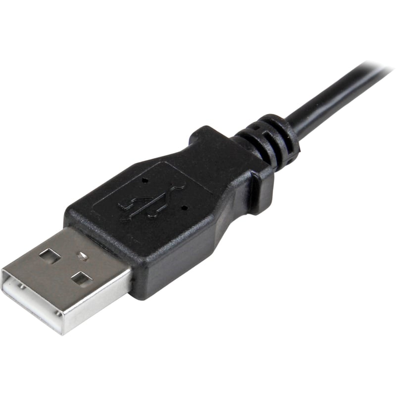 StarTech.com 2m 6 ft Right Angle Micro-USB Charge and Sync Cable M/M - USB 2.0 A to Micro USB - 24 AWG - Thumbnail 2