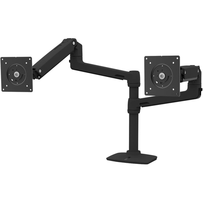 Ergotron Mounting Arm for Monitor, Notebook, Display Screen, TV - Matte Black - Thumbnail 1