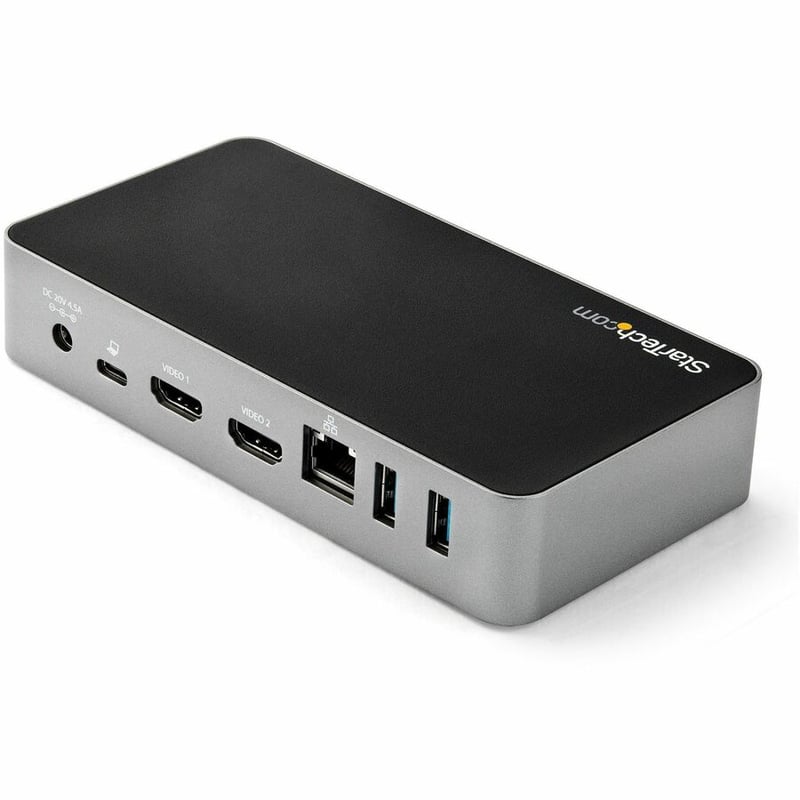 StarTech.com USB-C Dock - Dual Monitor 1080p HDMI Laptop Docking Station - 60W Power Delivery - 1x USB-C, 3x USB-A, GbE - Mac & Windows - Thumbnail 3