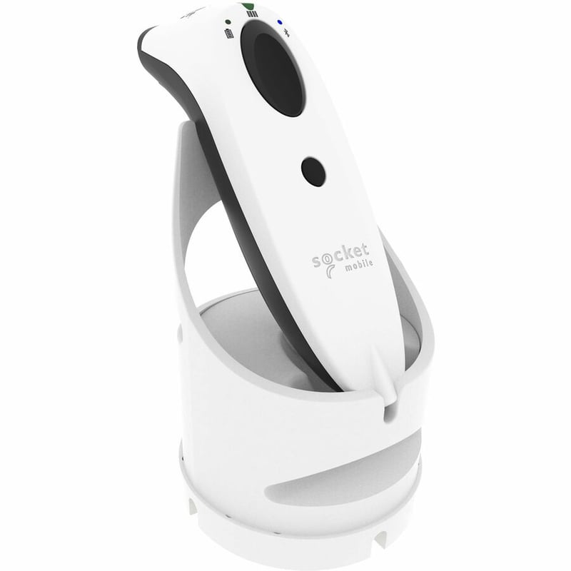 Socket Mobile SocketScan S720, Linear Barcode Plus QR Code Reader, White & Black Dock - Thumbnail 4