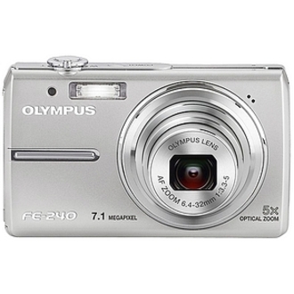 Olympus FE-240 7.1 Megapixel Compact Camera - Black - Thumbnail 2