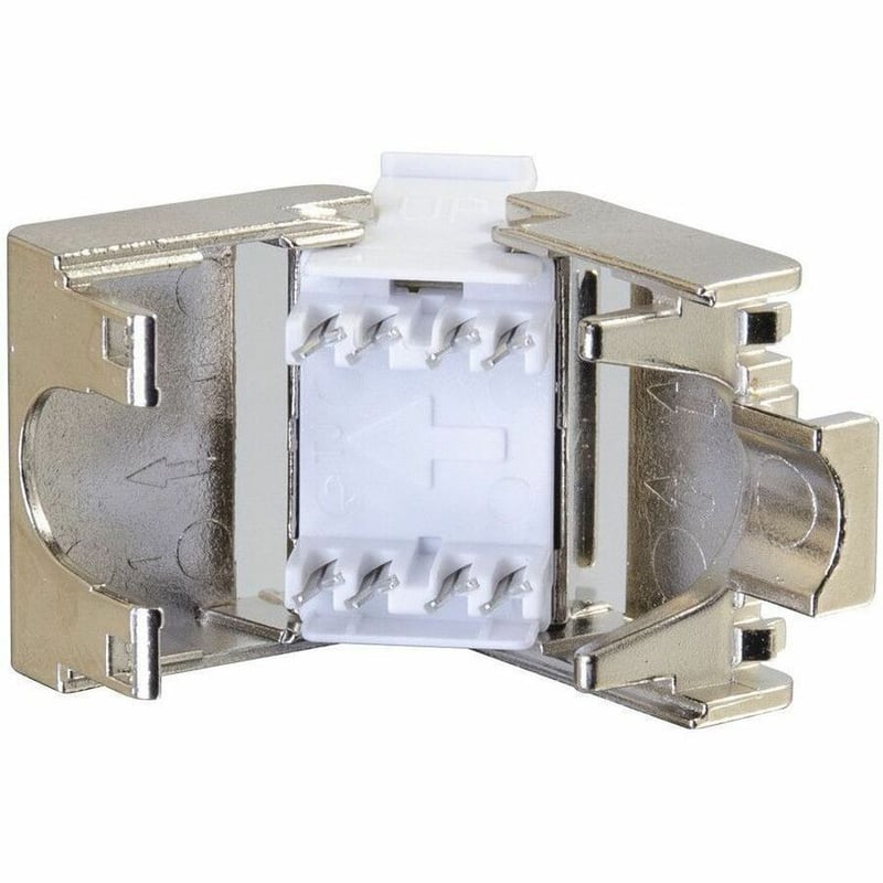Ortronics Cat6 FTP Keystone Jack, Self Termination w/ Icon Slot for Port ID, 25 Pack - Thumbnail 3