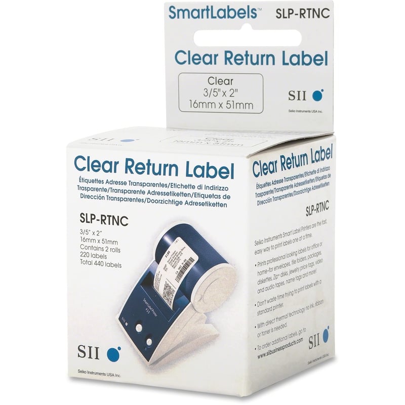 Seiko Clear Return Address Label - Thumbnail 3