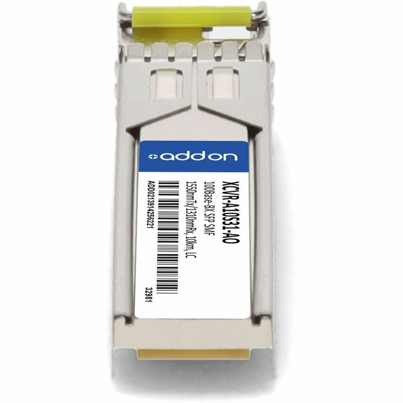 AddOn Ciena XCVR-A10S31 Compatible TAA Compliant 100Base-BX SFP Transceiver (SMF, 1550nmTx/1310nmRx, 10km, LC) - Thumbnail 4
