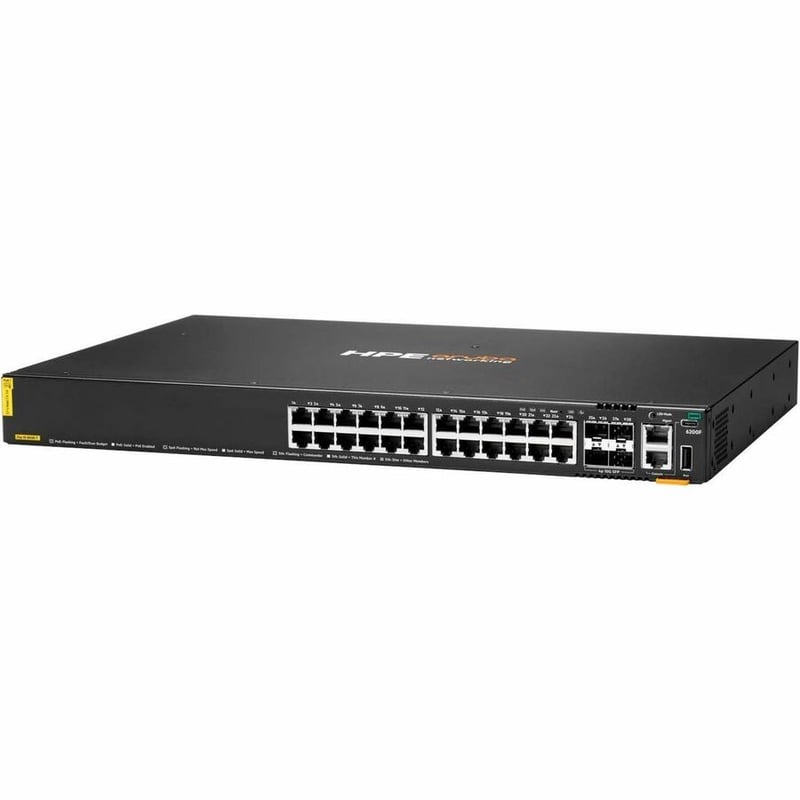 Aruba CX 6200F 24G Class-4 PoE 4SFP+ 370W Switch - Thumbnail 2