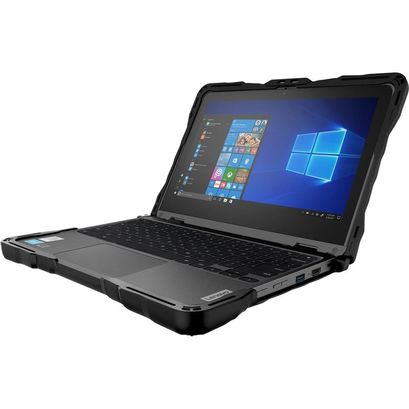 DROPTECH LENOVO 500E G3/300E 2IN1 BRIGHT BLK TECHSHELL CERT RUGG - Thumbnail 2