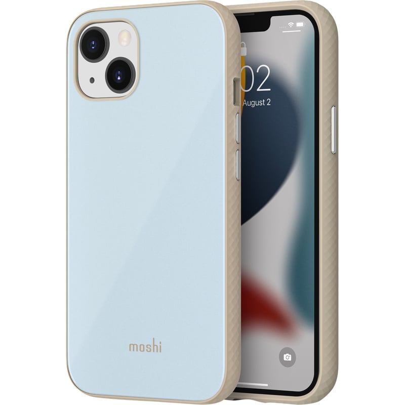Moshi iGlaze Slim Hardshell Case Adriatic Blue for iPhone 13 - Thumbnail 1