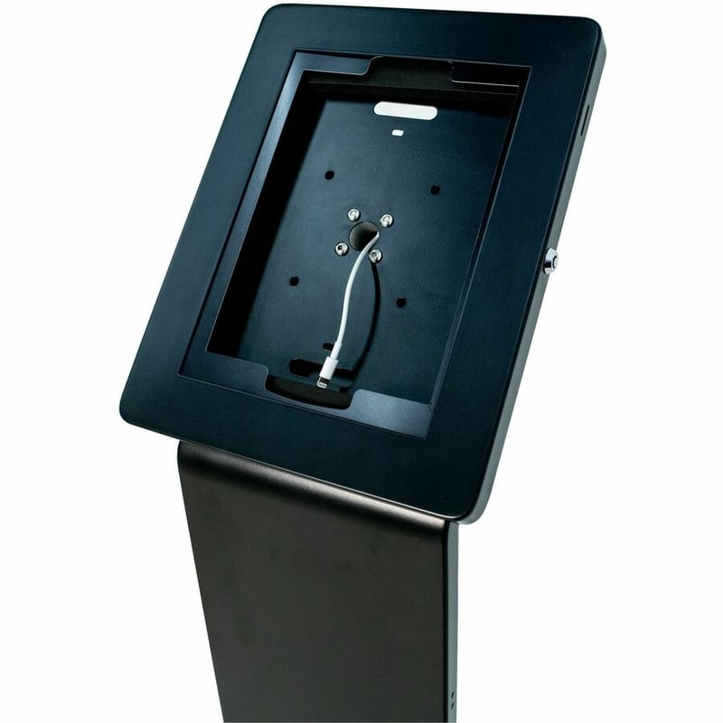 CTA Digital Premium Large Locking Floor Stand Kiosk (Black) - Thumbnail 3