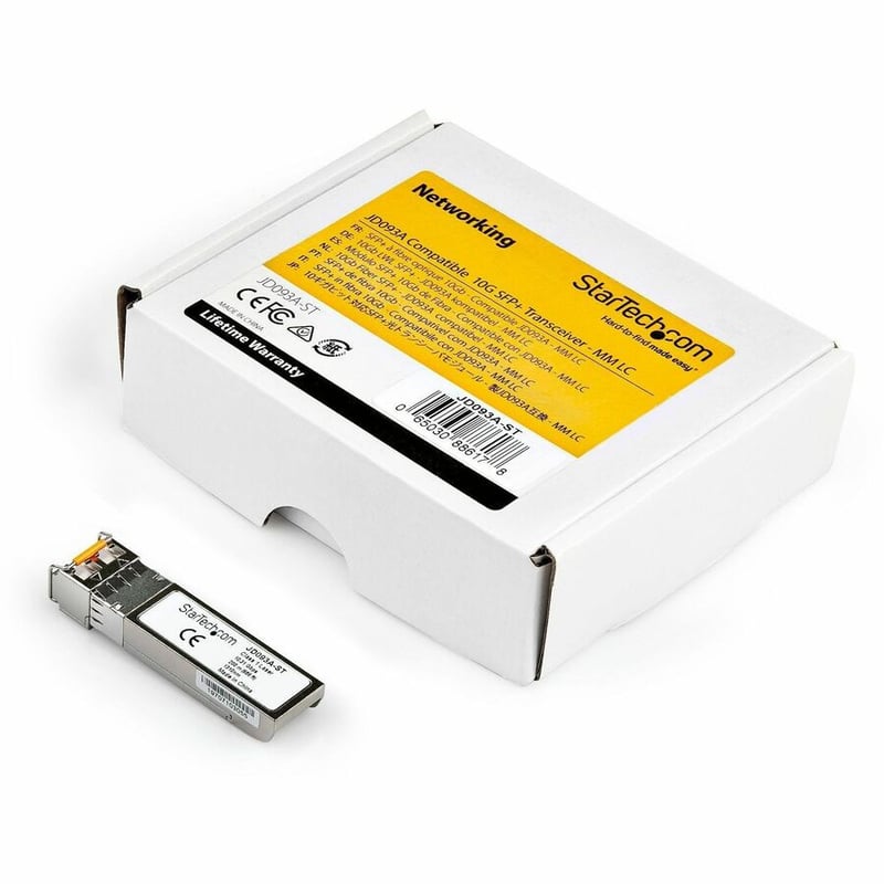 StarTech HPE JD093A Compatible SFP+ Module - 10GBASE-LRM 10GE Gigabit Ethernet SFP+ 10GbE Multi Mode/MMF Fiber Optic Transceiver 200m - Thumbnail 3