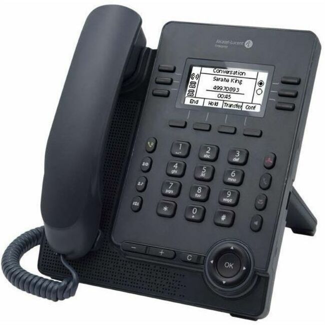 Alcatel-Lucent M3 IP Phone - Corded - Corded - Desktop, Wall Mountable - Gray