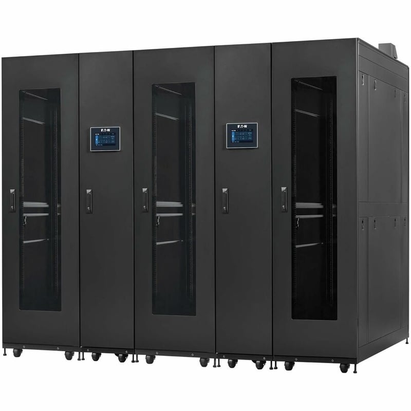 Eaton SmartRack Pre-Configured, Self-Cooling Modular Data Center - 3x 44U Racks, 2x 12 kW AC Units - Thumbnail 2