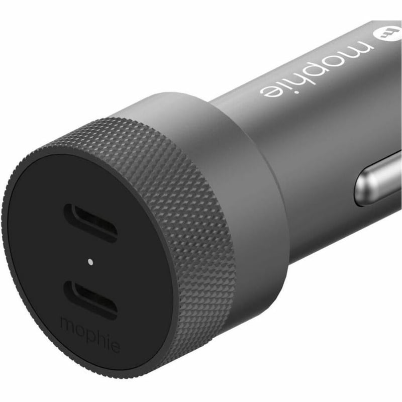 MOPHIE DUAL USB-C CAR CHARGER 40W-BLACK 2-PORT - Thumbnail 2