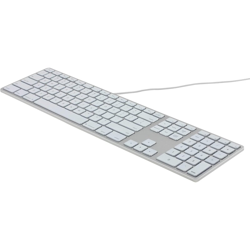Matias RGB Backlit Wired Aluminum Keyboard for Mac - Silver - Thumbnail 1